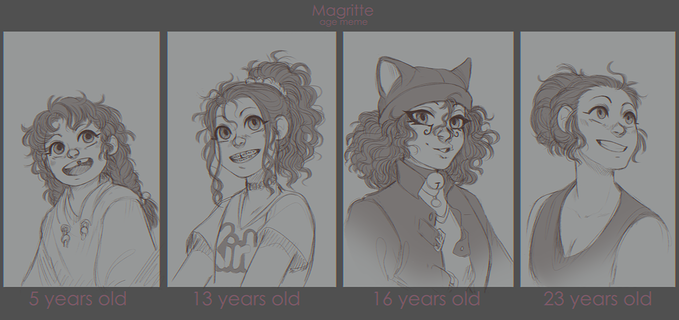  Margie had a pretty...typical(?) small town Canadian weird girl upbringing. At 5 years old, she loved bugs and dinosaurs, and was always tracking mud and dirt everywhere. She quickly becomes known as the weird girl[derogatory] by her peers, which ki