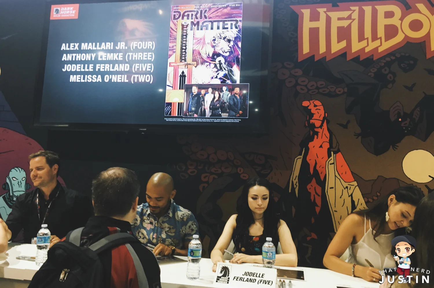 SyFy's Dark Matter signing at Dark Horse Comics
