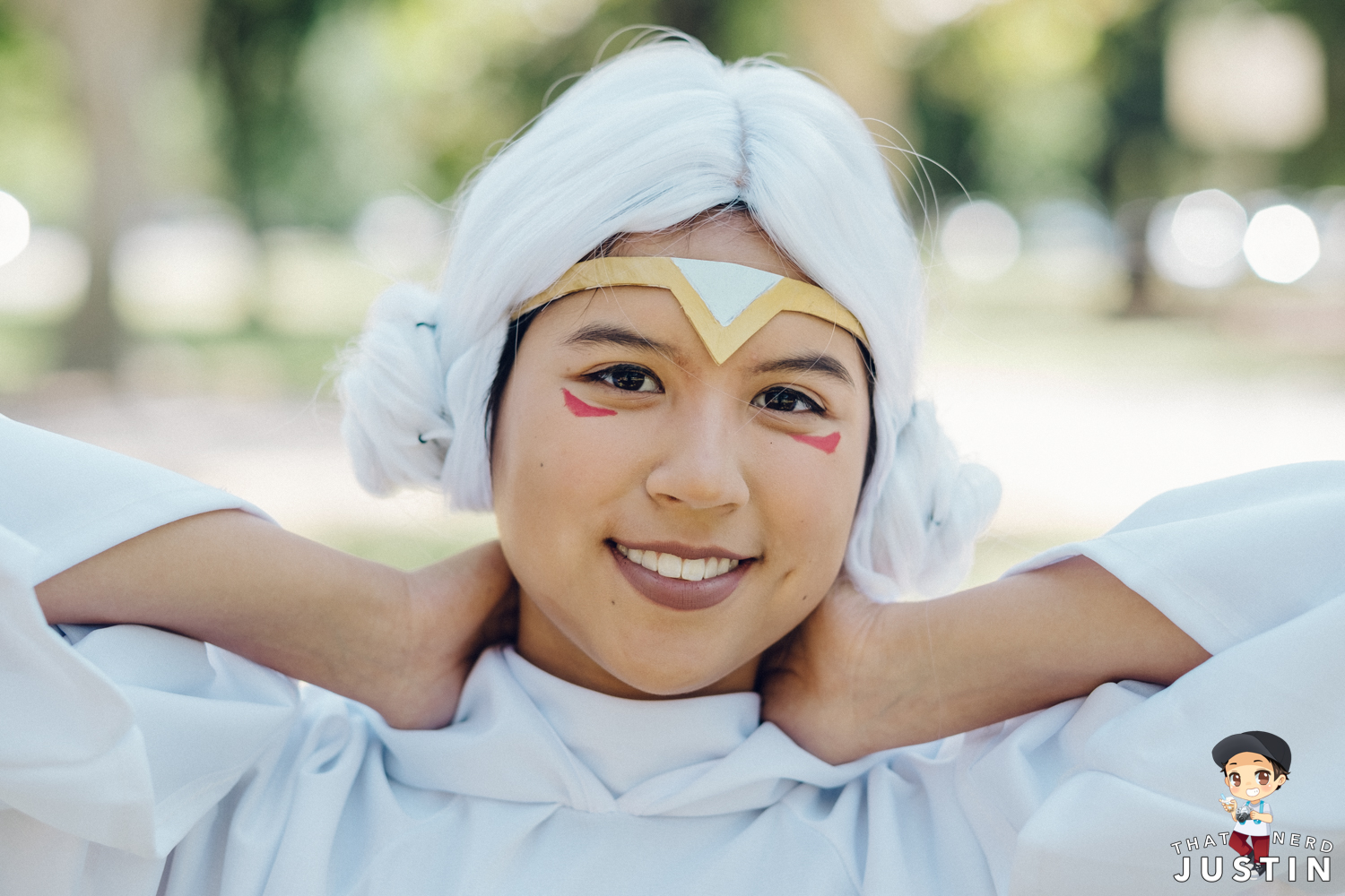 Jordon in a Star Wars/Voltron crossover as Leia and Allura.