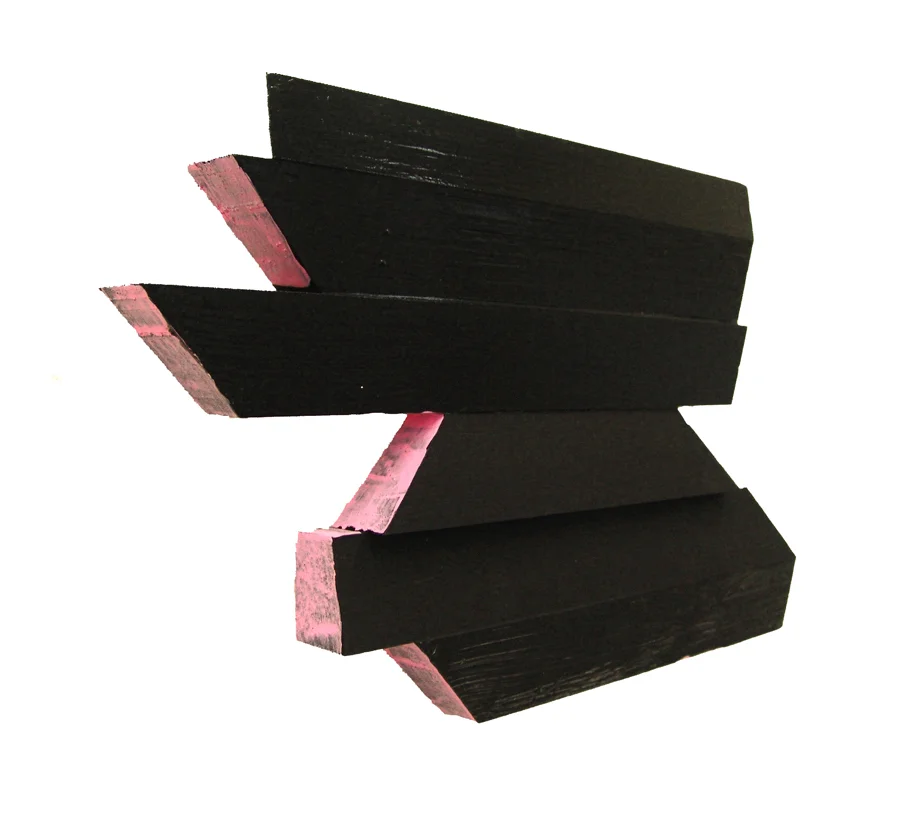 EMMA BEER Trapped Under Ice, 2011. acrylic on pine. approx 15 x 40 x 8cm