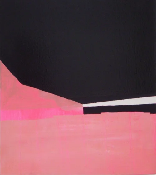  EMMA BEER  an untitled object painting :three,  2009. acrylic and oil on cotton duck. 45cm x 45cm 