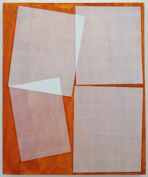 EMMA BEER Ti!(a drink with jam and bread) 2017. acrylic on linen 60 x 50cm