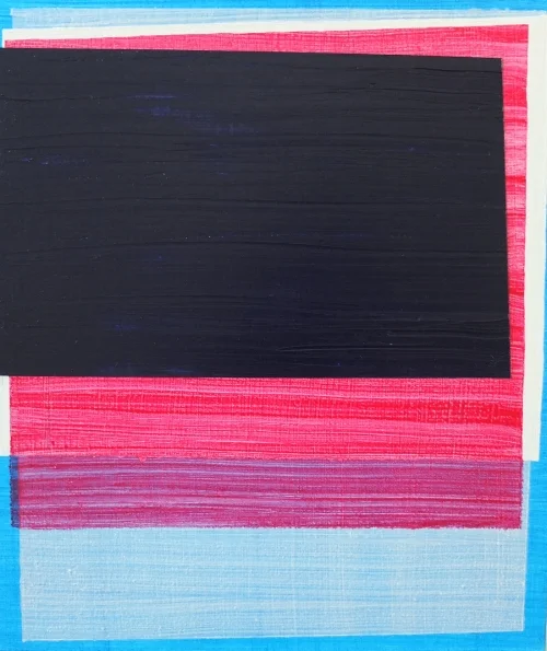 EMMA BEER extracts of lustre, 2014. acrylic and oil on canvas. 42 x 49cm
