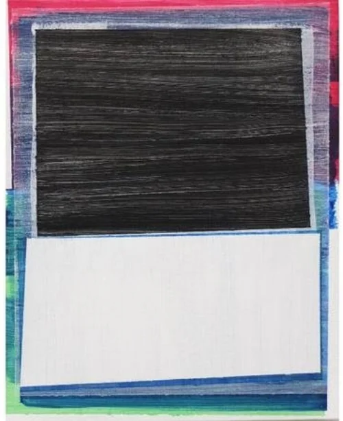 EMMA BEER bush waking on speed, 2014. acrylic on canvas. 40 x 50cm