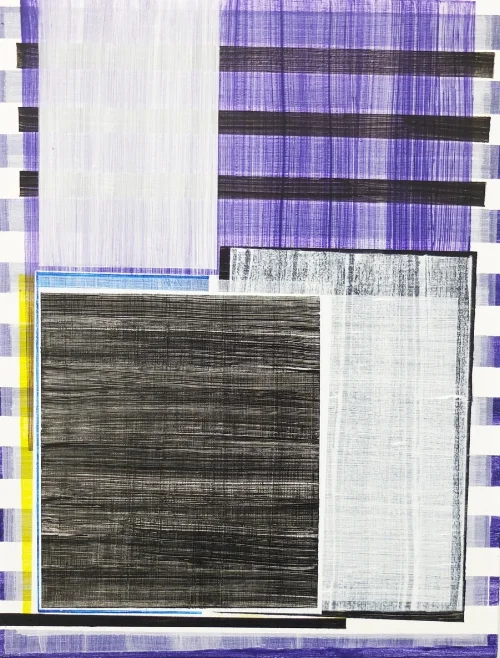 EMMA BEER be careful, if you blink it might be gone, 2014. acrylic on canvas. 60 x 80cm