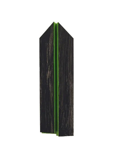 EMMA BEER Motorbreath, 2011. acrylic on pine. approx 45 x 15 x 4cm