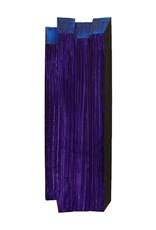 EMMA BEER Metal Militia, 2011. acrylic on pine. approx 45 x 25 x 25cm