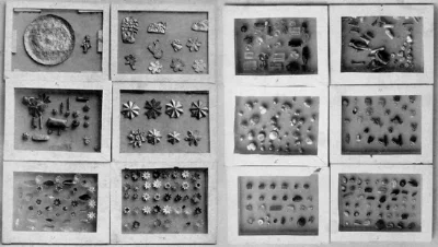 Jewels found in the Piprahwa Stupa
