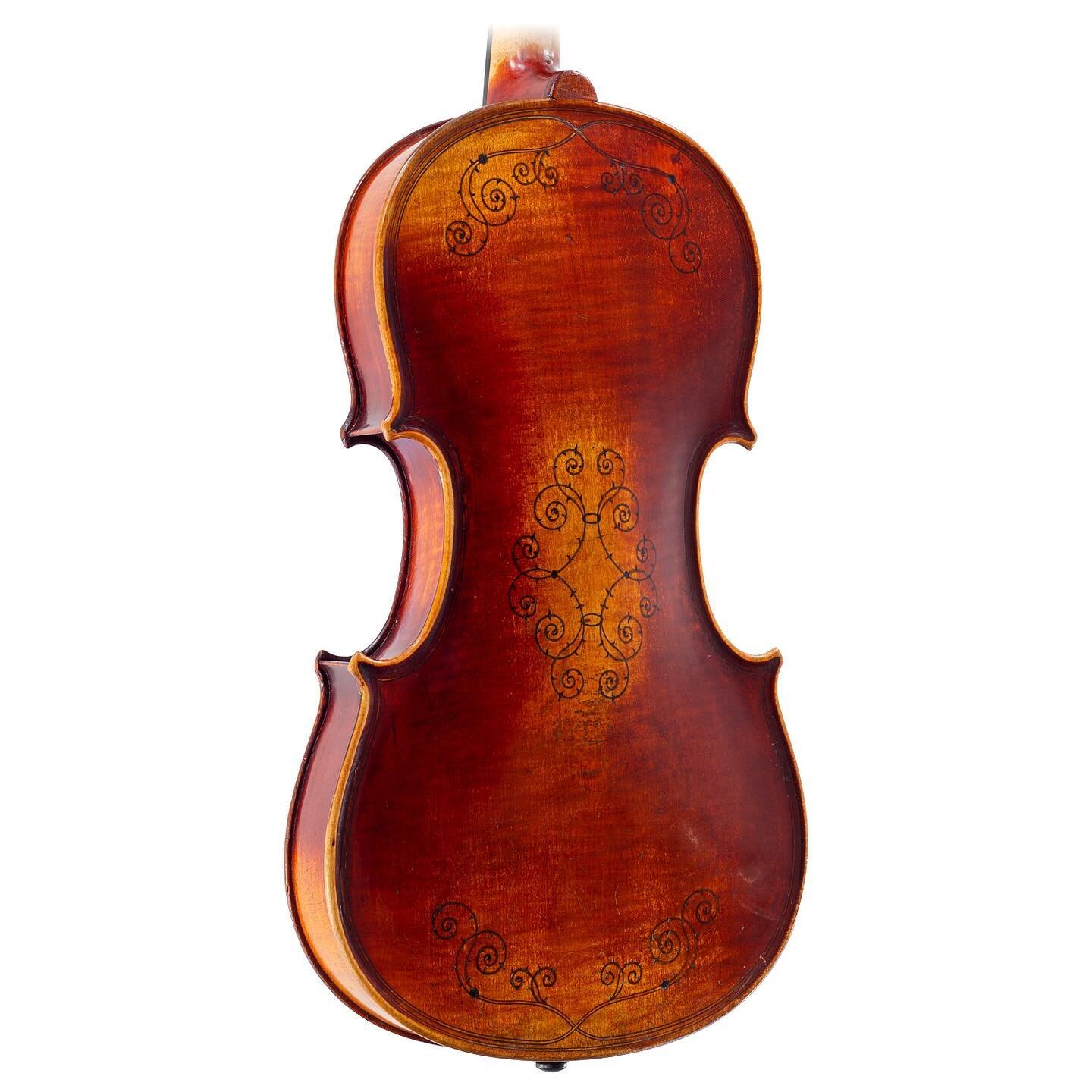 A bit of a marmite violin on the rack today - we&rsquo;re getting mixed opinions on this inlaid Neuner &amp; Hornsteiner violin. What do you think? Come and give it a try if you&rsquo;re a fan.
