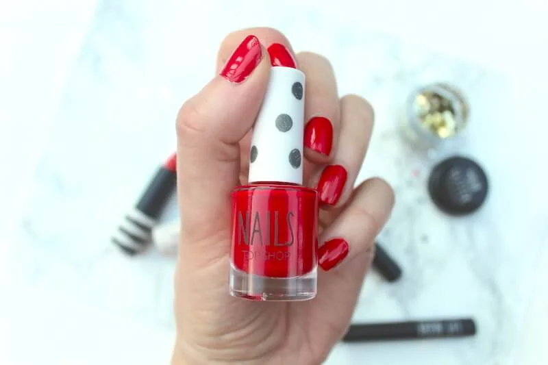 Topshop Red Nails