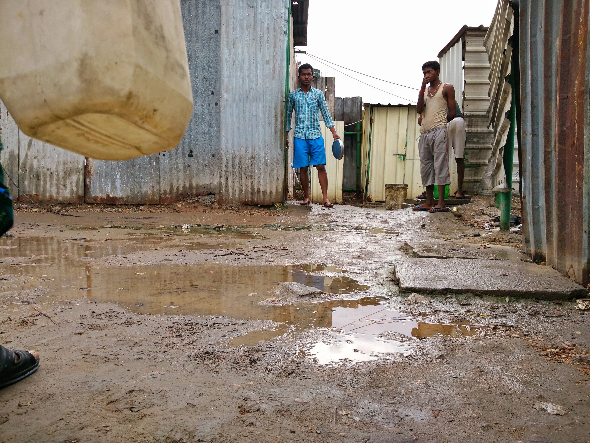 VIdeo Ethnography and Documentation of the sanitation experiences of construction workers in labour camps.