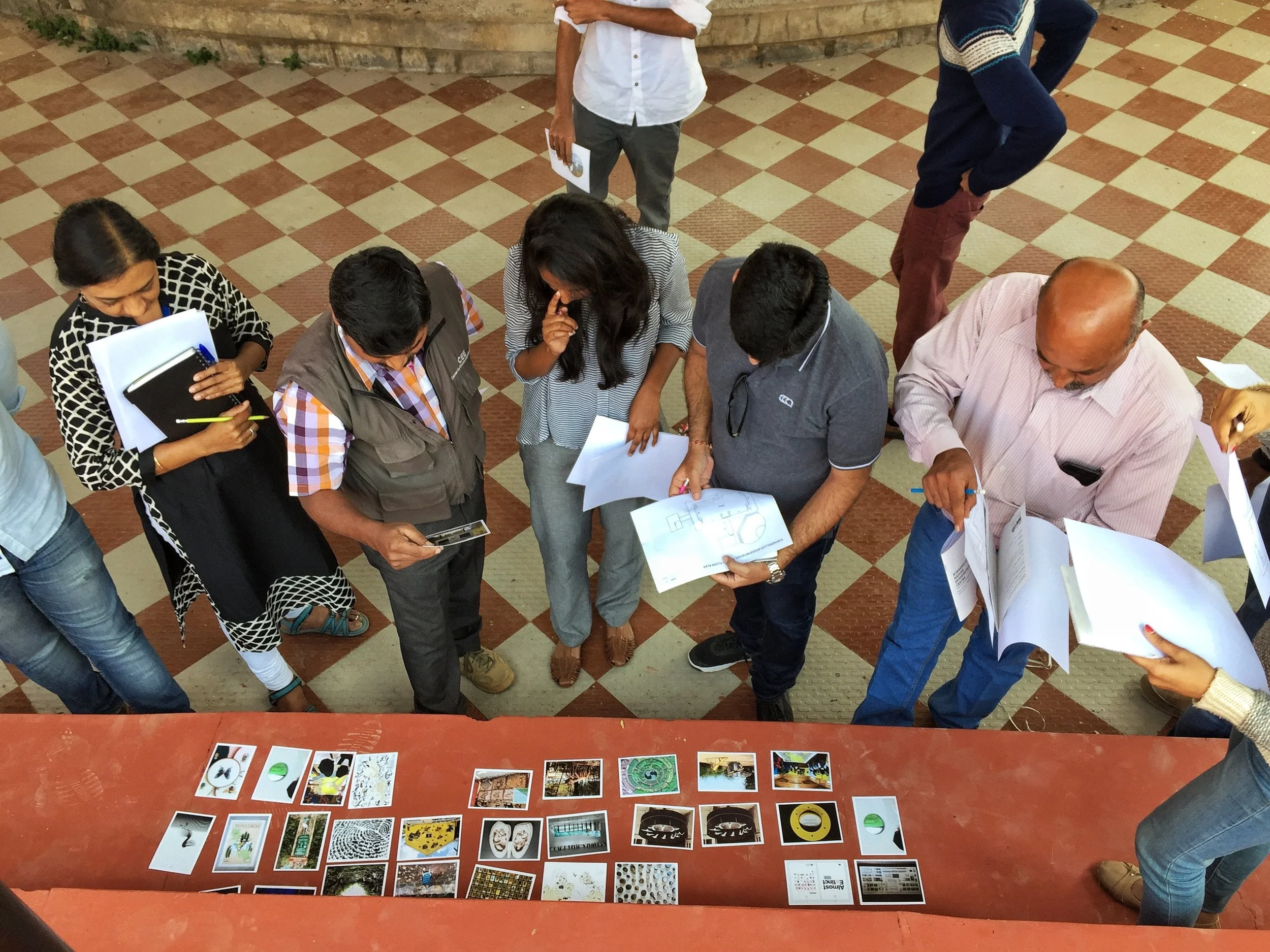 Team Sketching: Inviting workshop participants to sketch out possible solutions