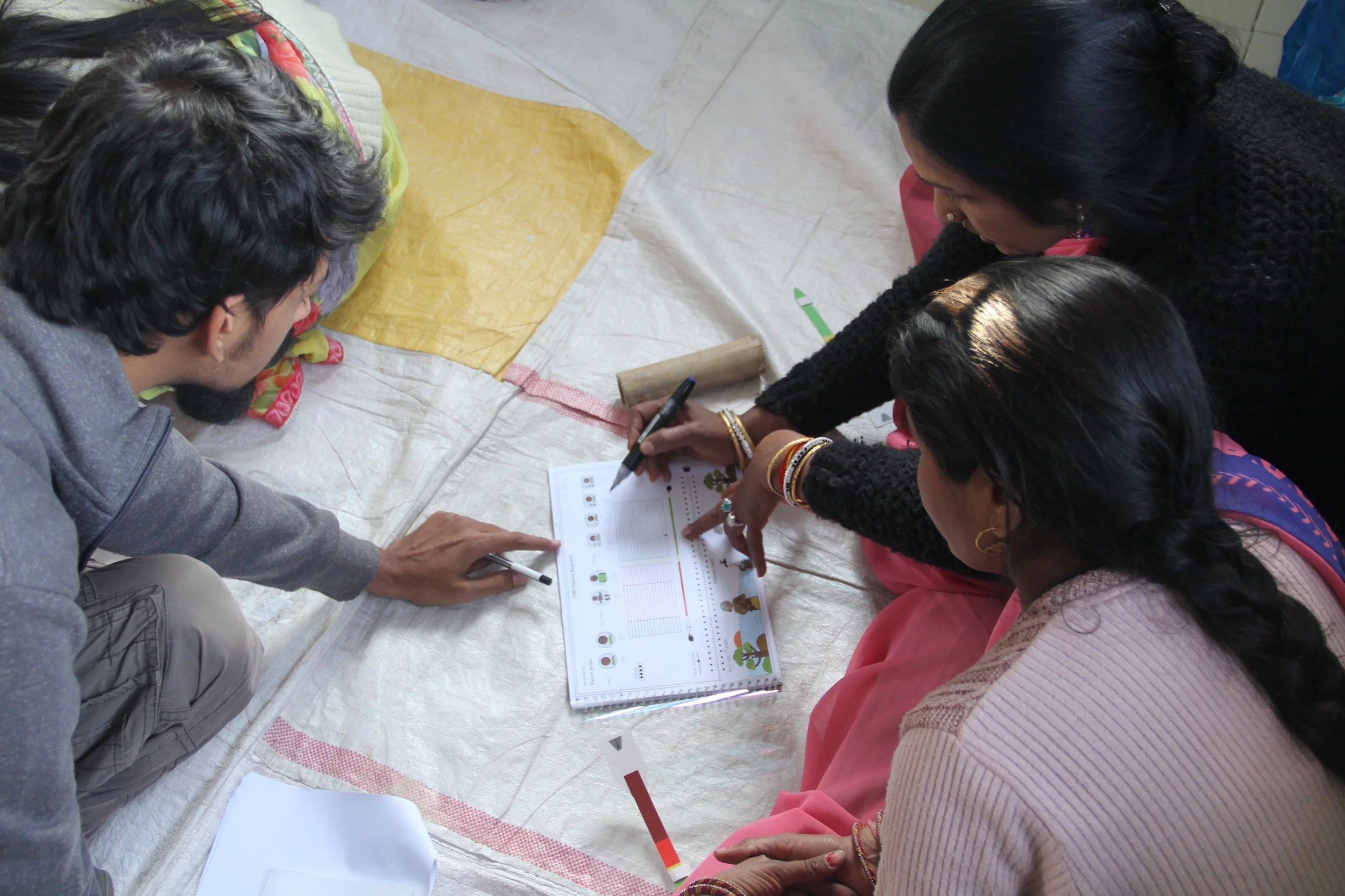 Proxy Usability Testing: Toolkit testing with proxy-users with similar constraints and capacities as the intended healthcare workers.