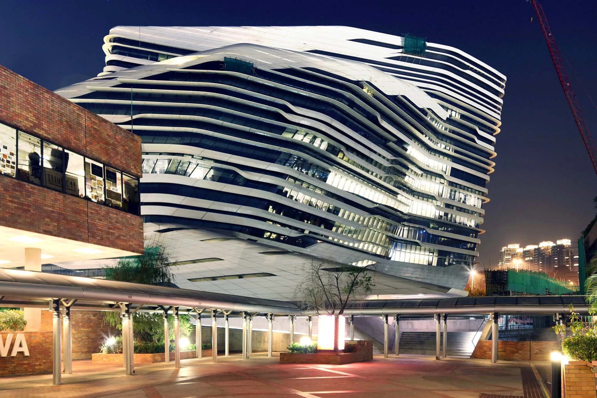 Jockey Club Innovation Tower by Zaha Hadid