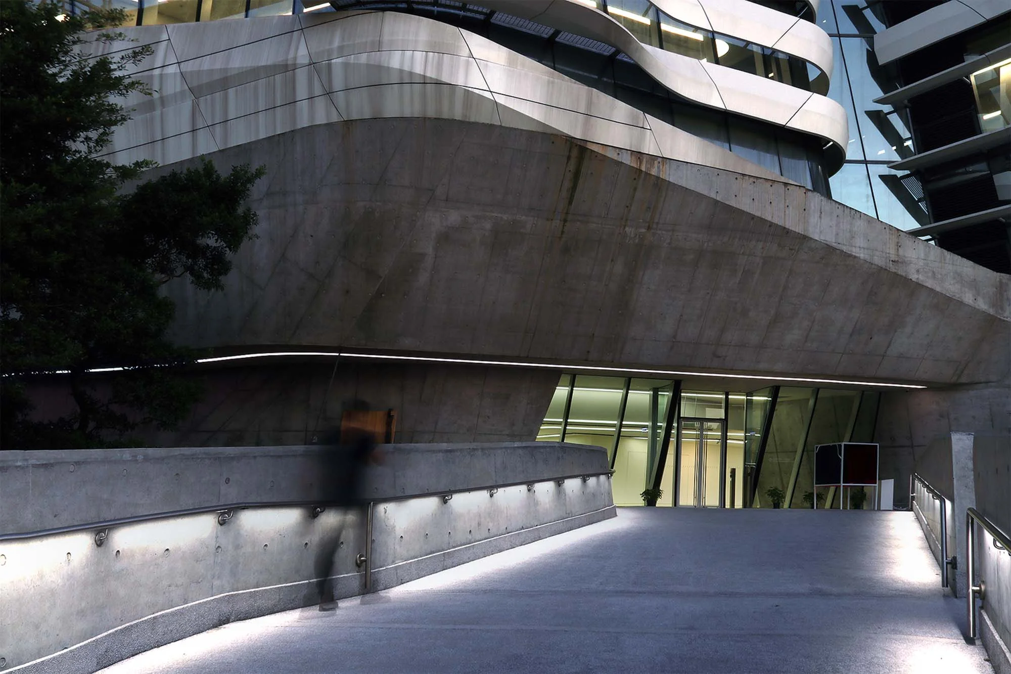 Jockey Club Innovation Tower by Zaha Hadid