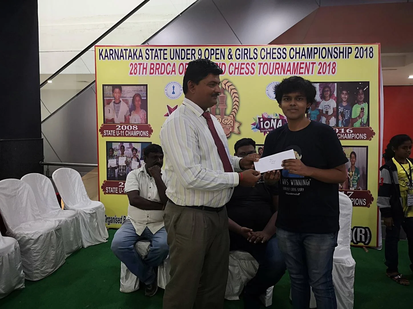 Coach Likhit Chilukuri from Mind Mentorz secures 2nd place in the 27th BRDCA Rapid Chess Tournament 2018 @ Virginia Mall