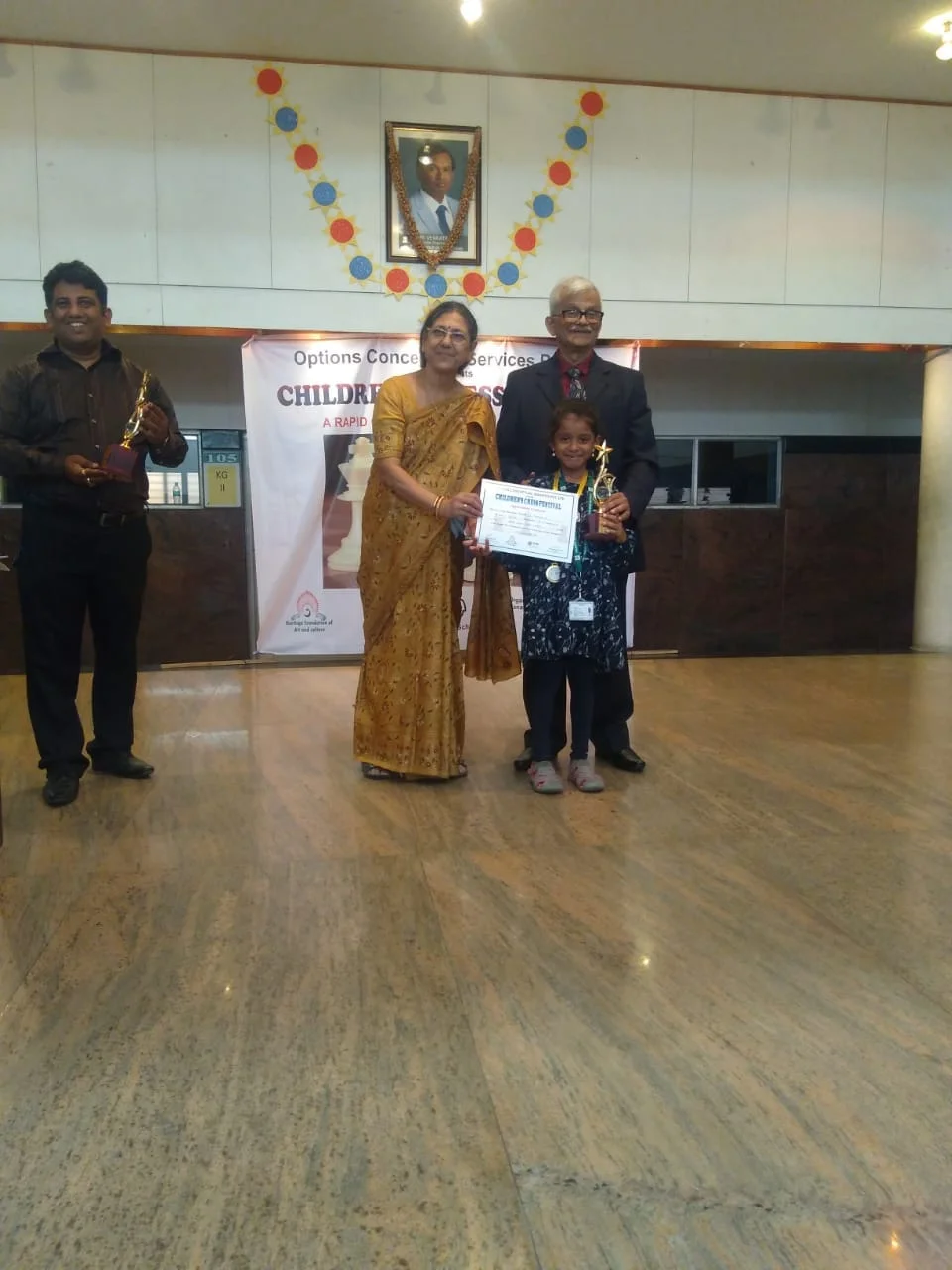 Congratulations to Anarghya for securing 2nd place in the U7 Category of the East Point Interschool Chess Competition 2018