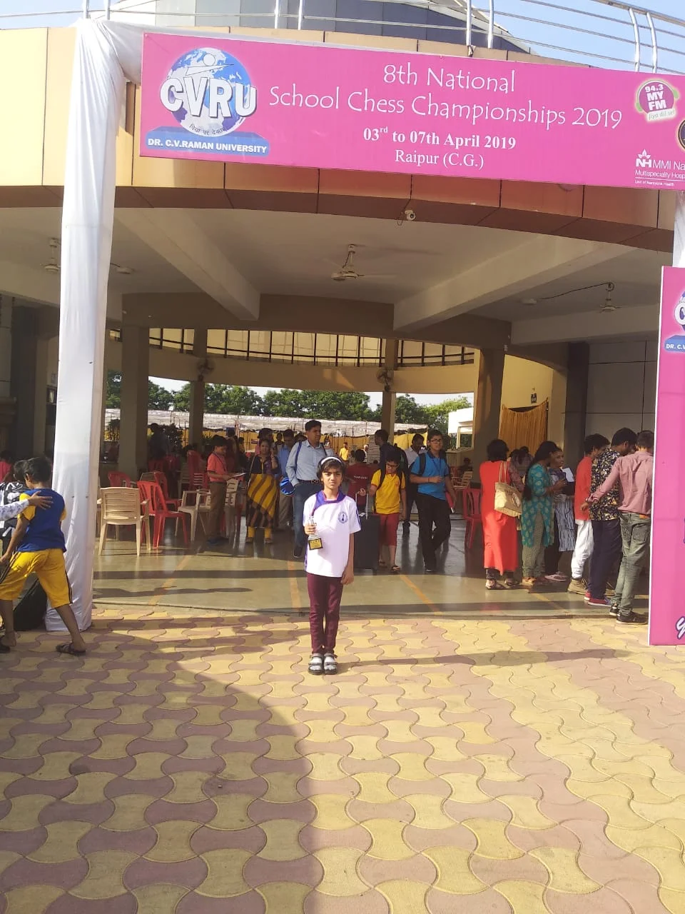 Congratulations to Manasvi for securing 3rd place in the Nationals U11 Girlls School Chess Championship held in Chhattisgarh