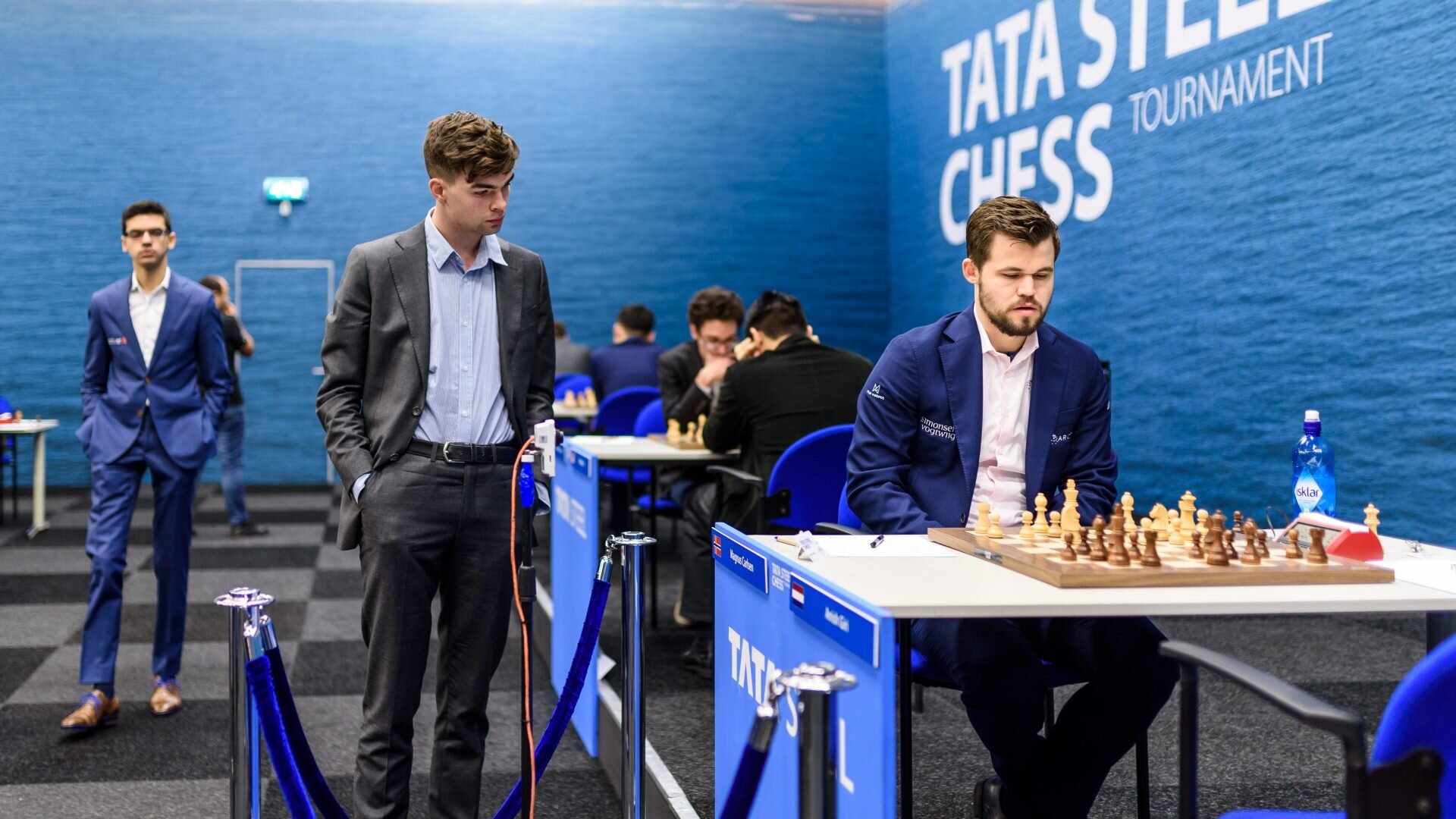 Tata Steel Chess: Carlsen puts the brakes on Firouzja