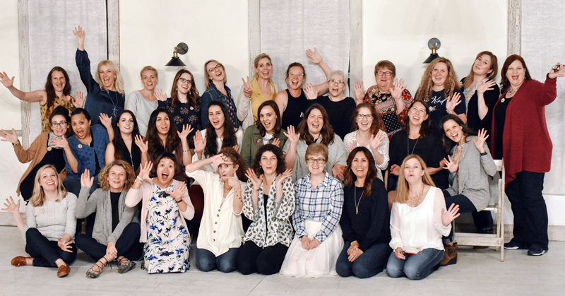 The online course was followed by a retreat to meet a bunch of my fellow classmates and Bonnie. We had such a blast!