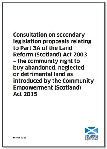 'Right to buy' abandoned land consultation published