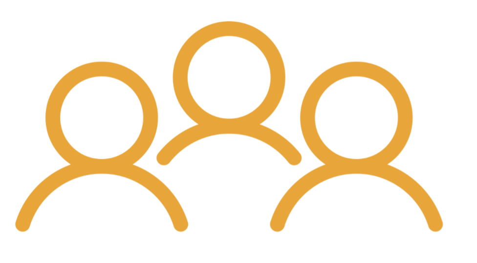 A graphic showing people