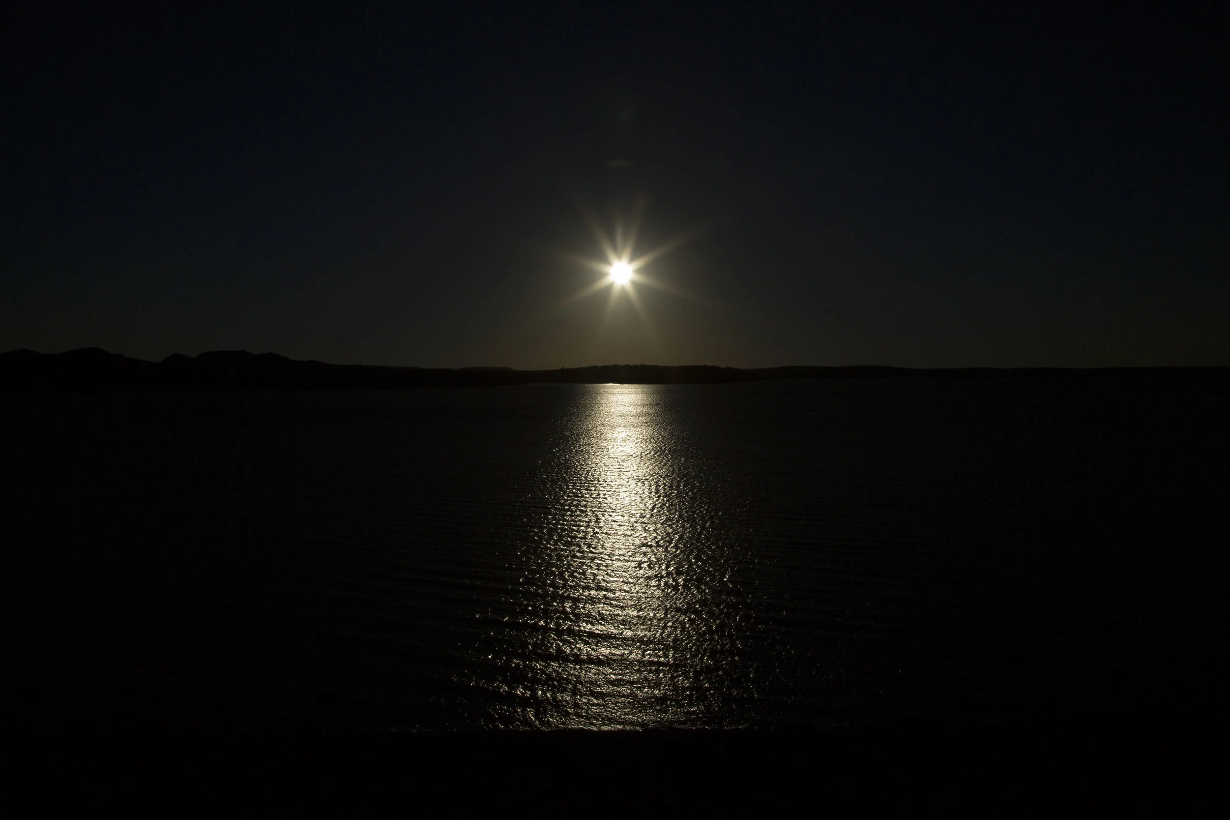 Sunset in Canyon Lake, Texas.