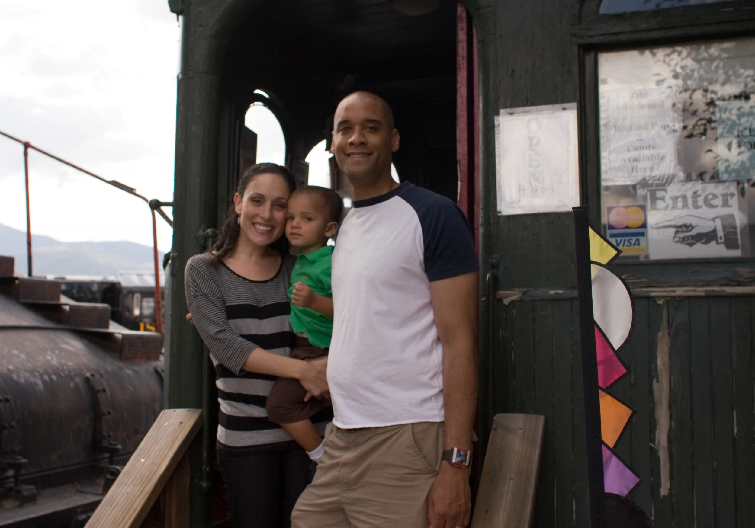 Visiting yet another train in the Heber Valley, Utah, 2009, or The Work I'm Most Proud Of Today