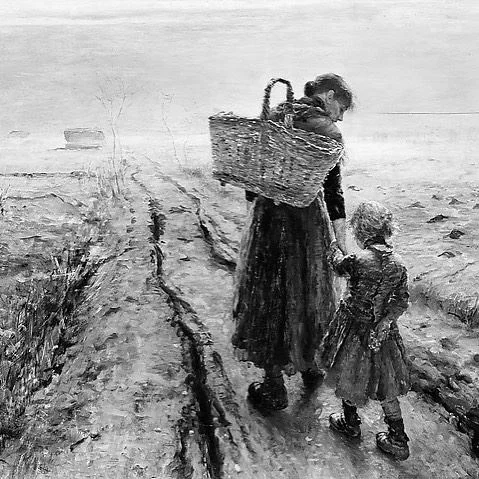 "Going Home" by Fritz Von Uhde