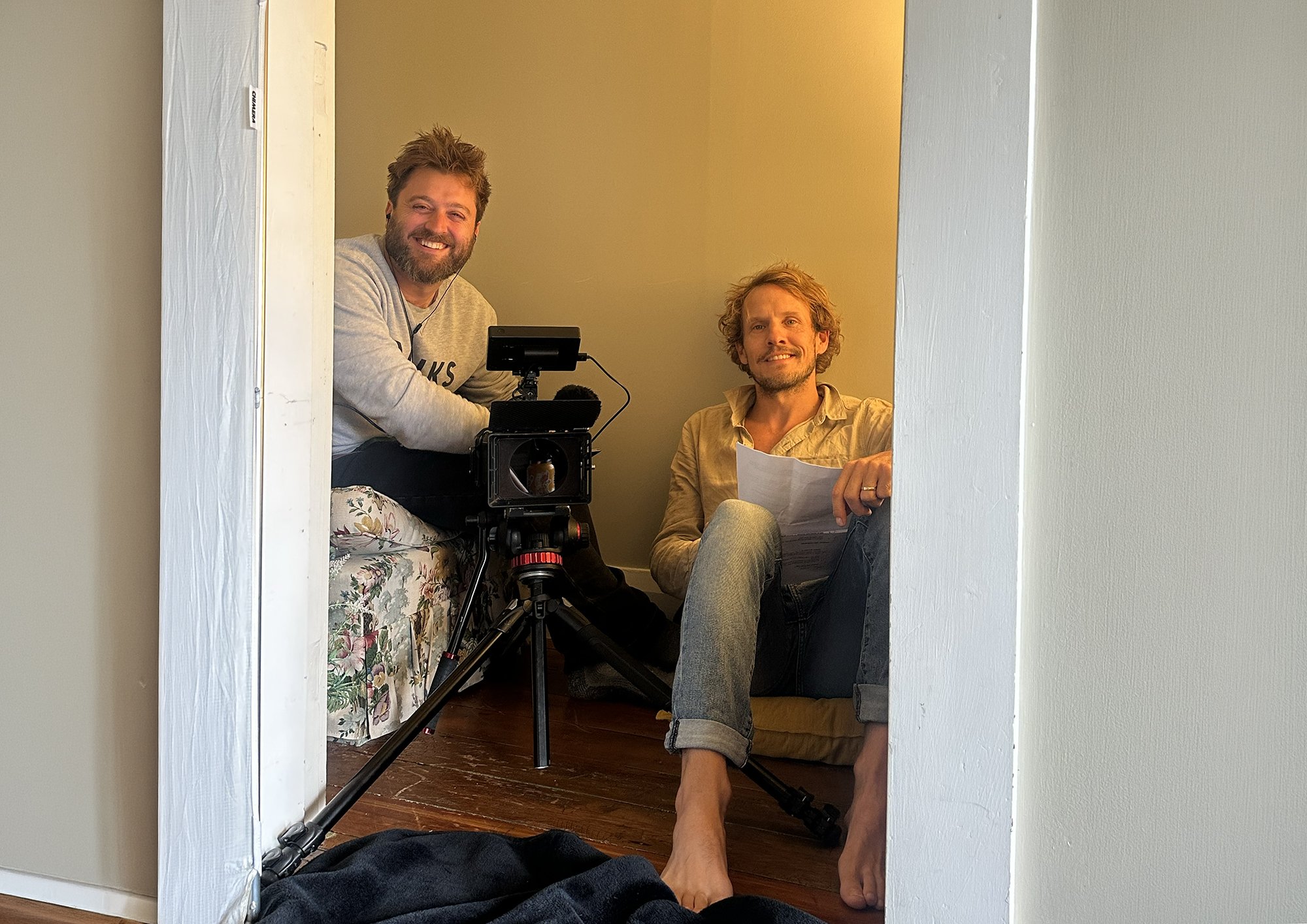 Samuel Hesketh, Denni van Huis interviewing Elina Osborne.