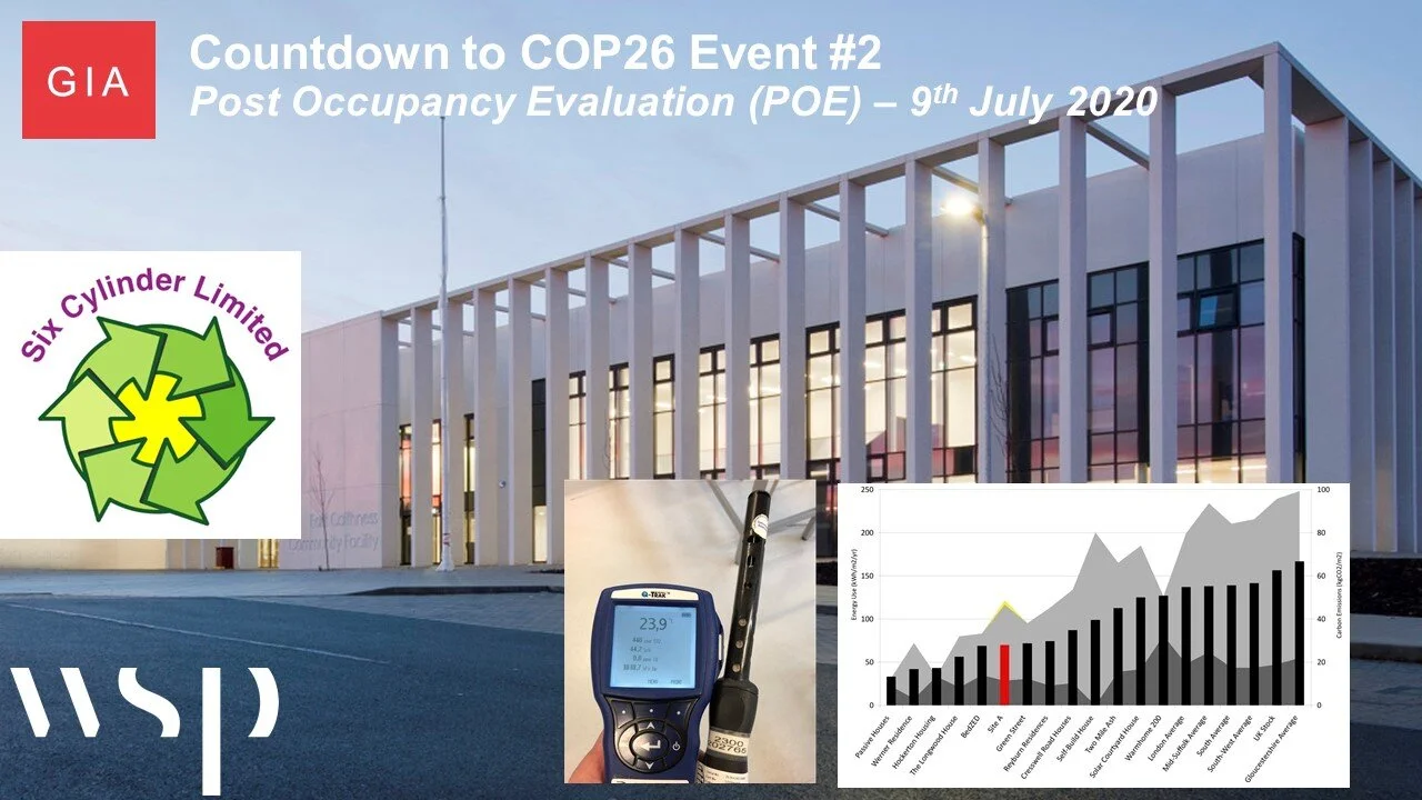 Countdown to COP #2 - Post Occupancy Evaluation