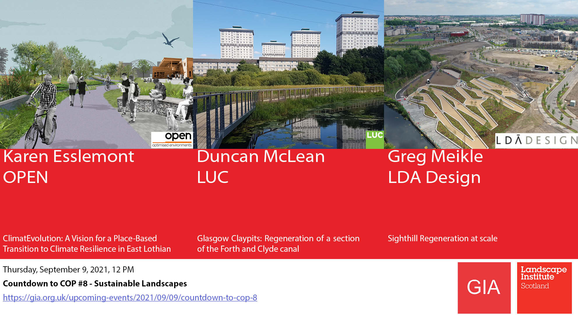 Countdown to COP #8 - Sustainable Landscapes with Landscape Institute Scotland