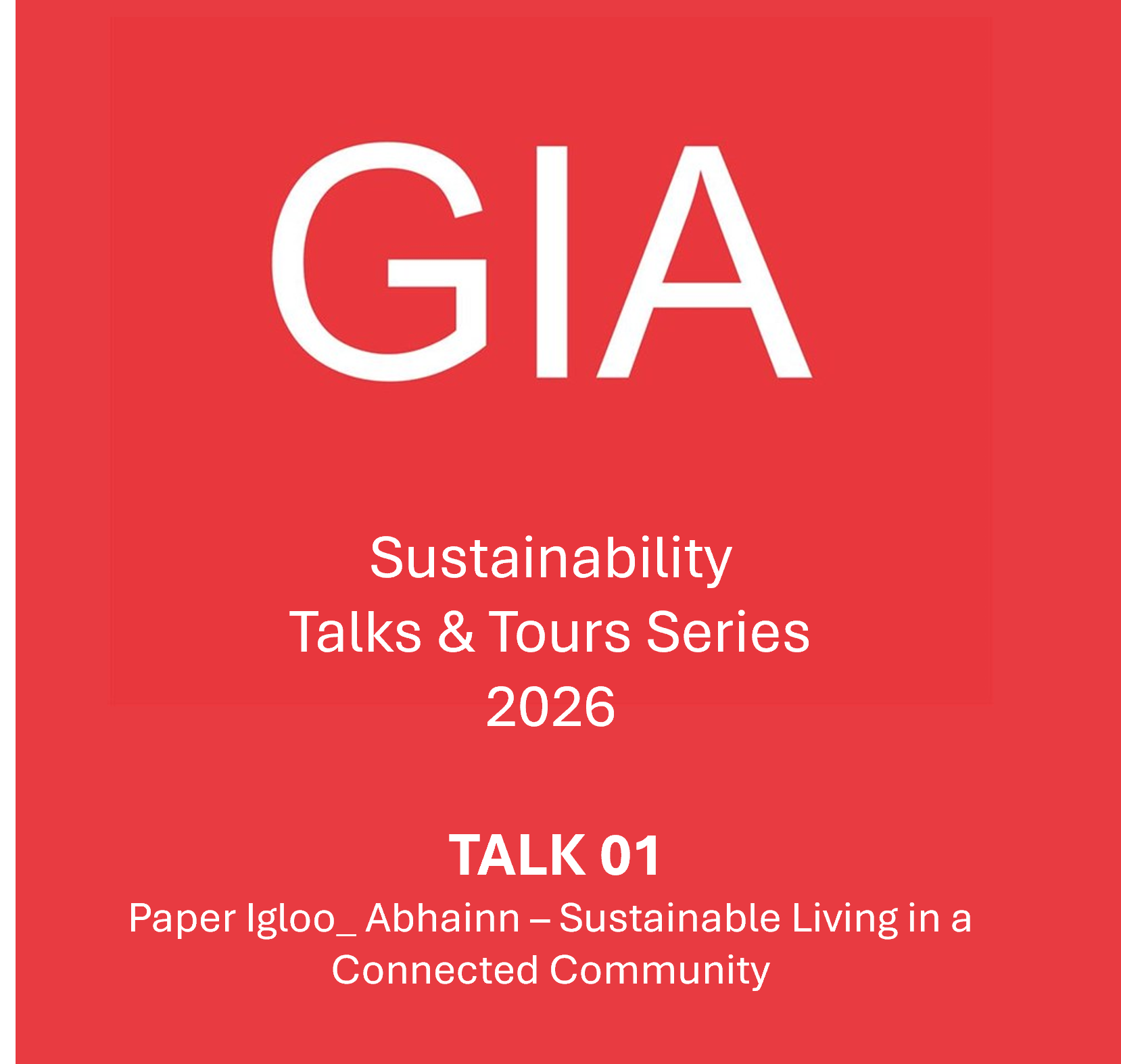 Sustainability Talks and Tours 01_ 2026_Abhainn – Sustainable Living in a Connected Community 