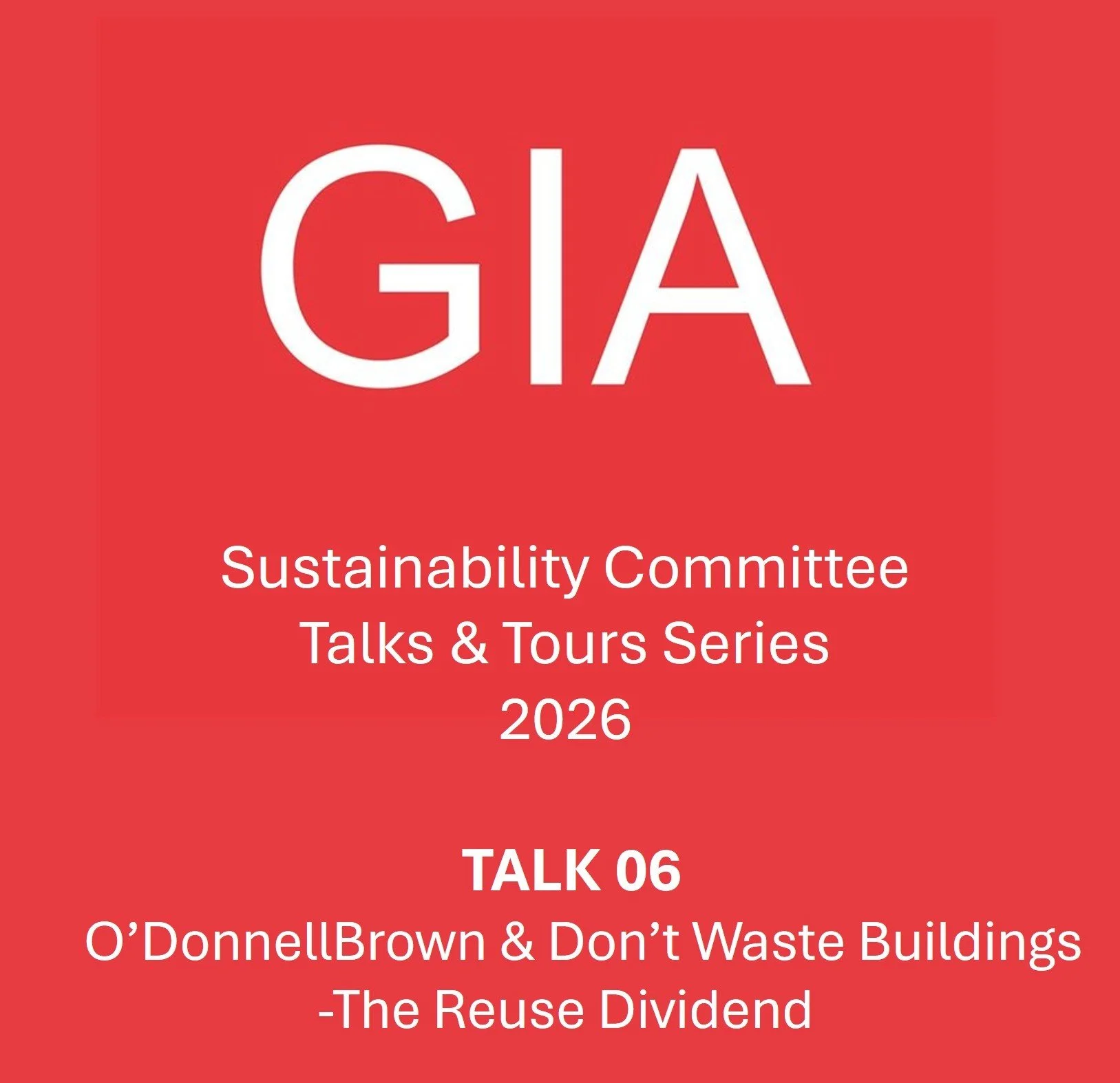 GIA Sustainability Talks and Tours 06_The Reuse Dividend