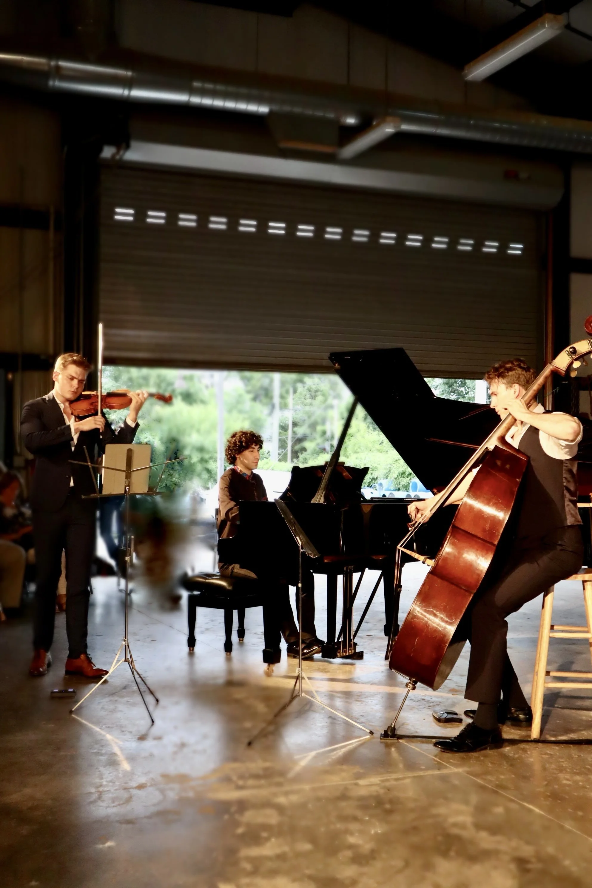 low res Tassilo Probst, violin, Marc Andre bass, and Maxim Lando piano at Western Waterfront J in Oyster Bay.jpeg