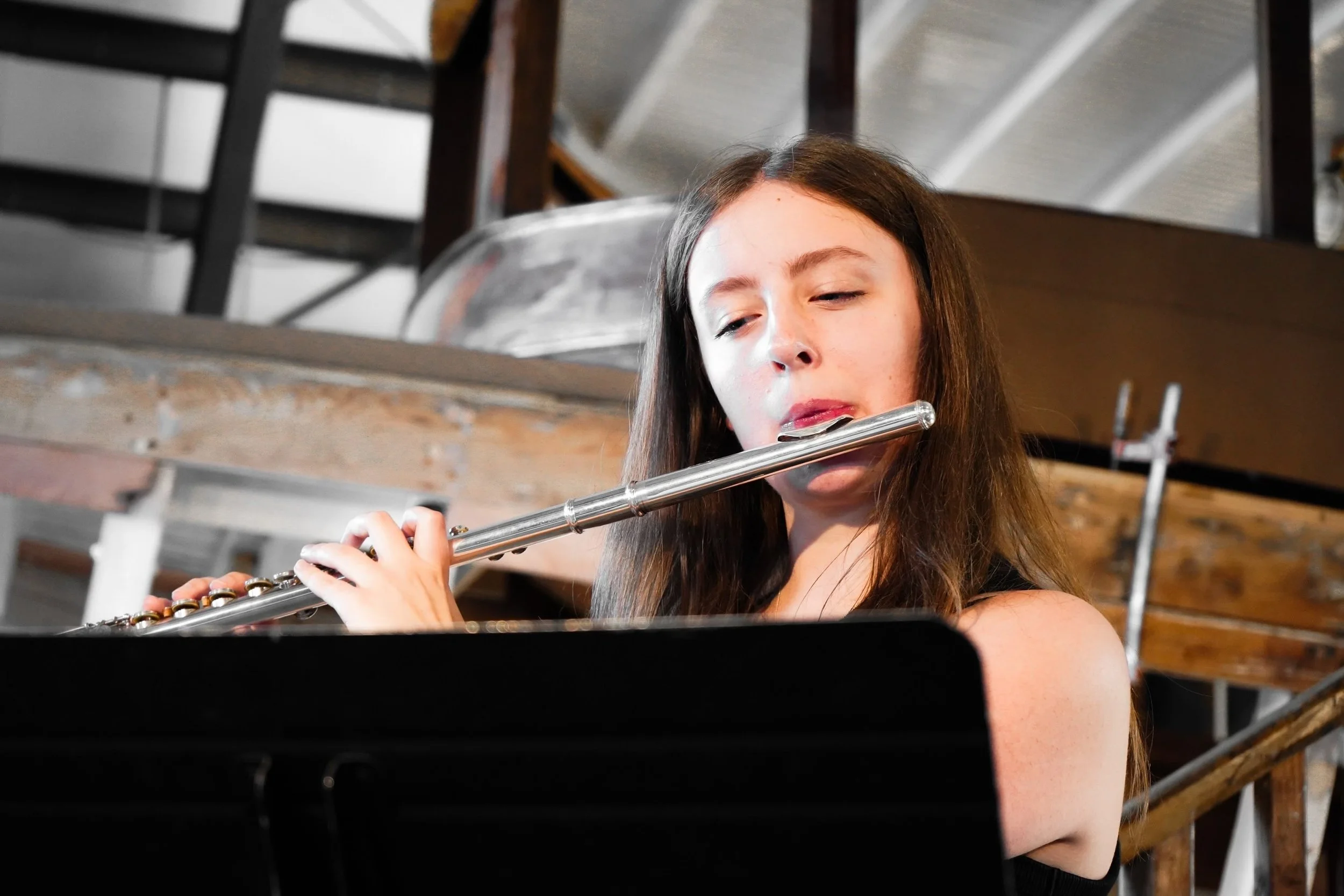 low resMeredith Daly, flutist performing in Oyster Bay.jpeg