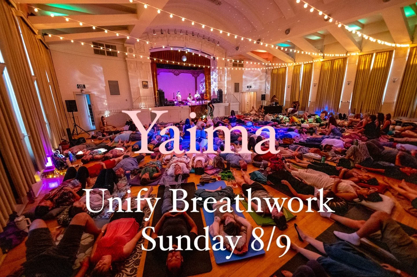 We offer you the chance to join us in healing work together with Yaima, as they host their UNIFY breathwork session on Sunday the 8th of September in Copenhagen. 
We will do a 2 hour session assisted by their magical music, presence and guided breath