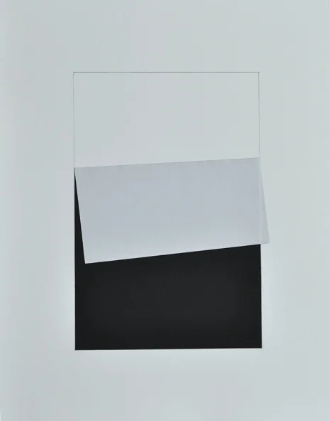  Paper Fold 1, paper and graphite, 13” x 10”, 2016 