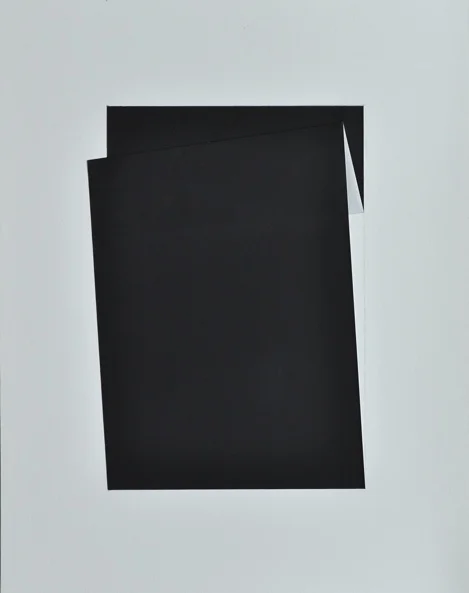  Paper Fold 2, paper and graphite, 13” x 10”, 2016 