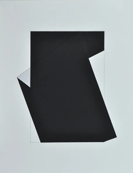  Paper Fold 4, paper and graphite, 13” x 10”, 2016 