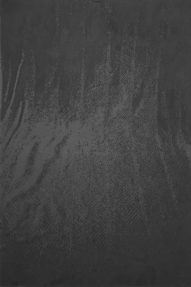  Two-fold, charcoal on black paper, 30” x 20”, 2012 
