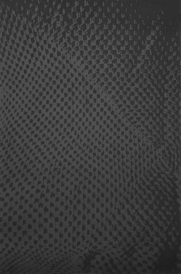 Screen, charcoal on black paper, 30” x 19.5”, 2012 