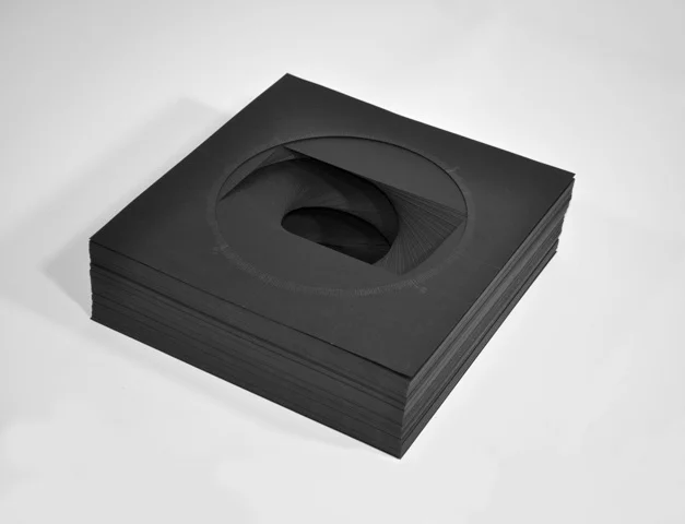  365 Pages, cut paper, dimensions variable, 2009 