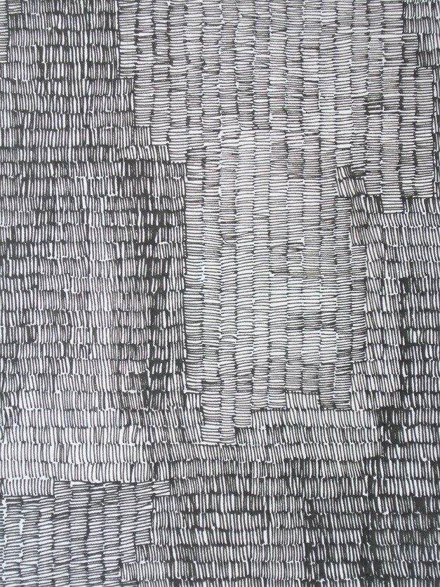  Detail of Uproot,&nbsp;Pen and Ink on Paper, 2008 