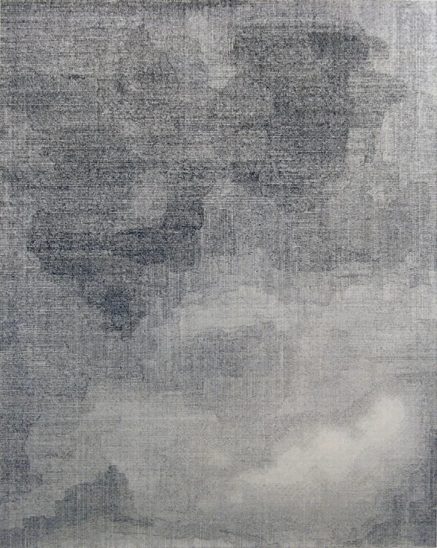  An Old Beginning,&nbsp;Pen and Ink on Paper, 90” x 72”, 2007 