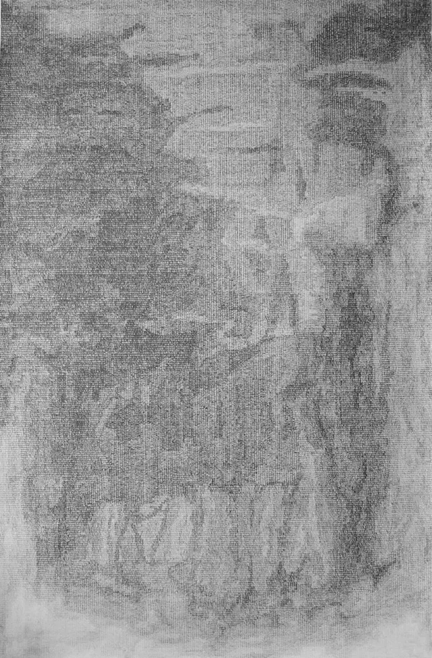  Uproot,&nbsp;Pen and Ink on Paper, 80” x 52.5”, 2008 