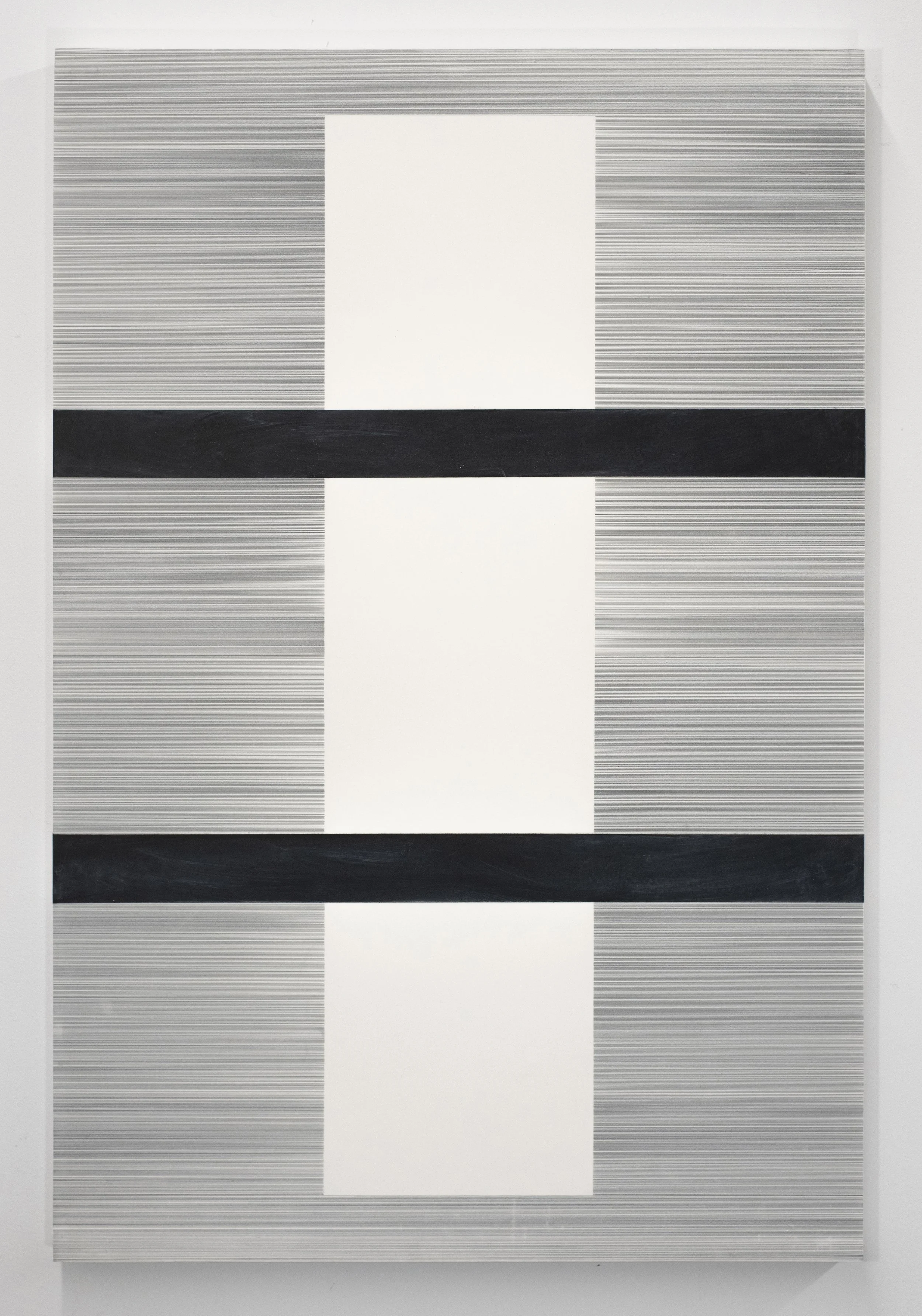 Erasure 36, charcoal, graphite, chalkboard surface, mylar on panel, 36” x 24”, 2022