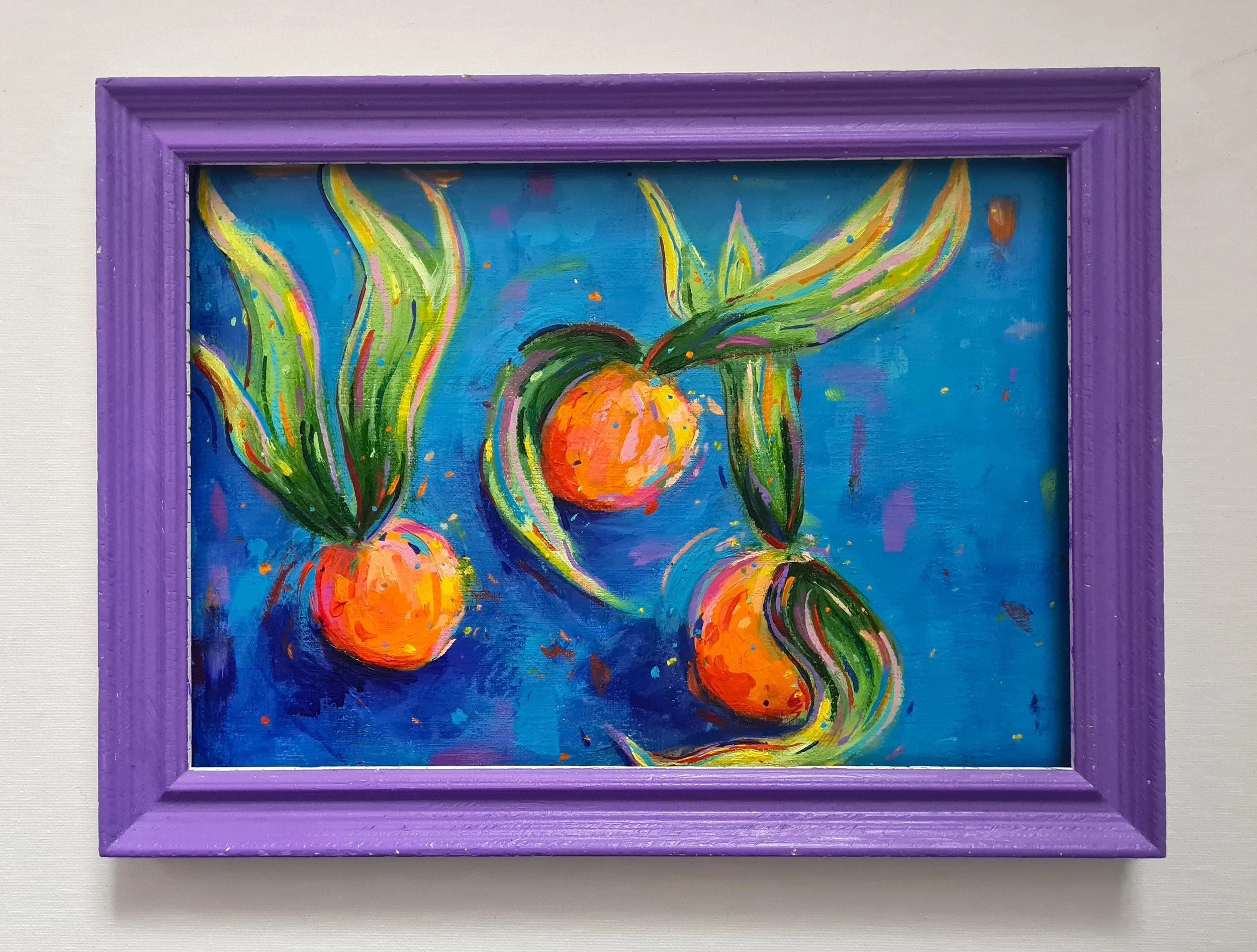 brightly coloured art