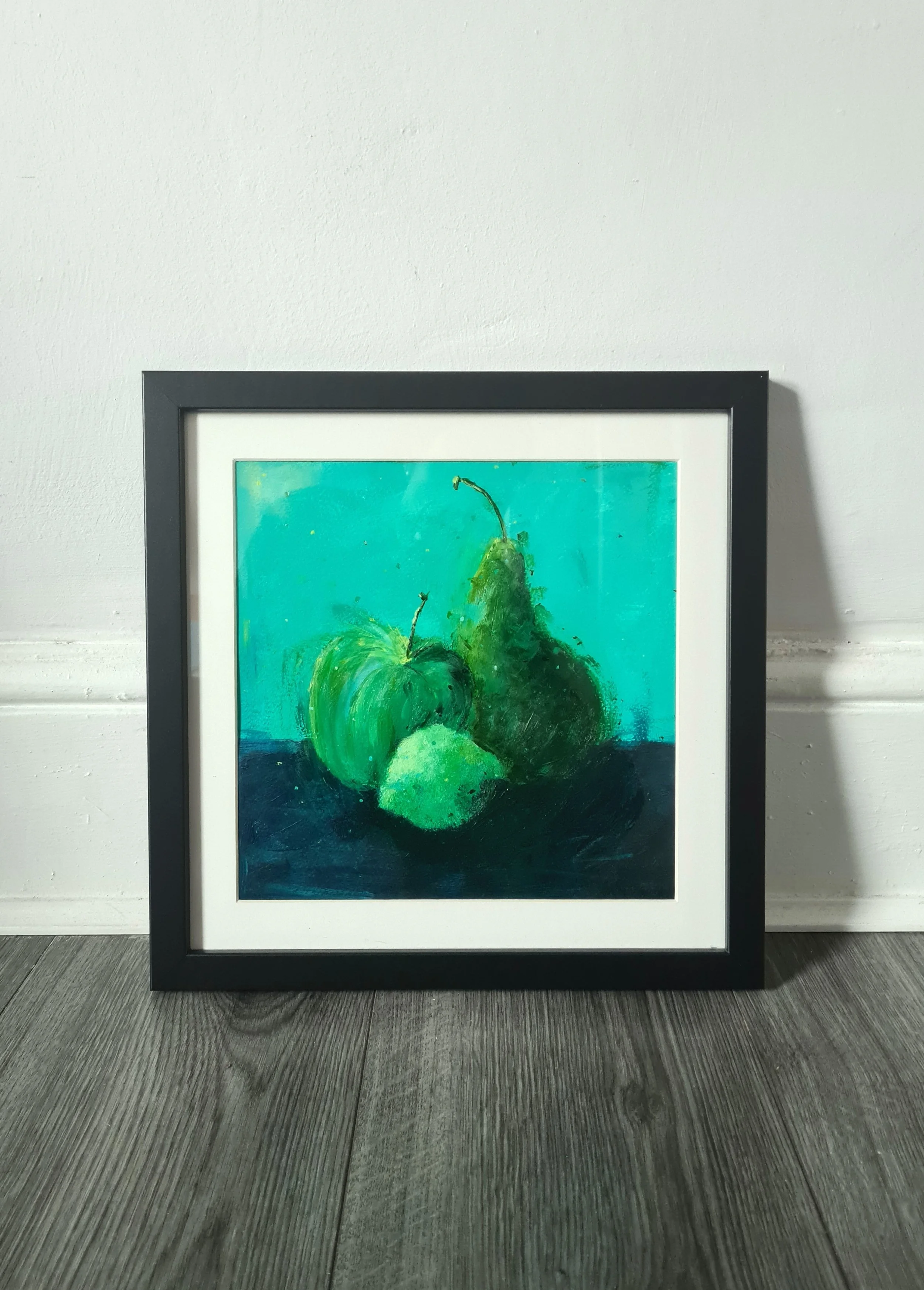 square art in a frame