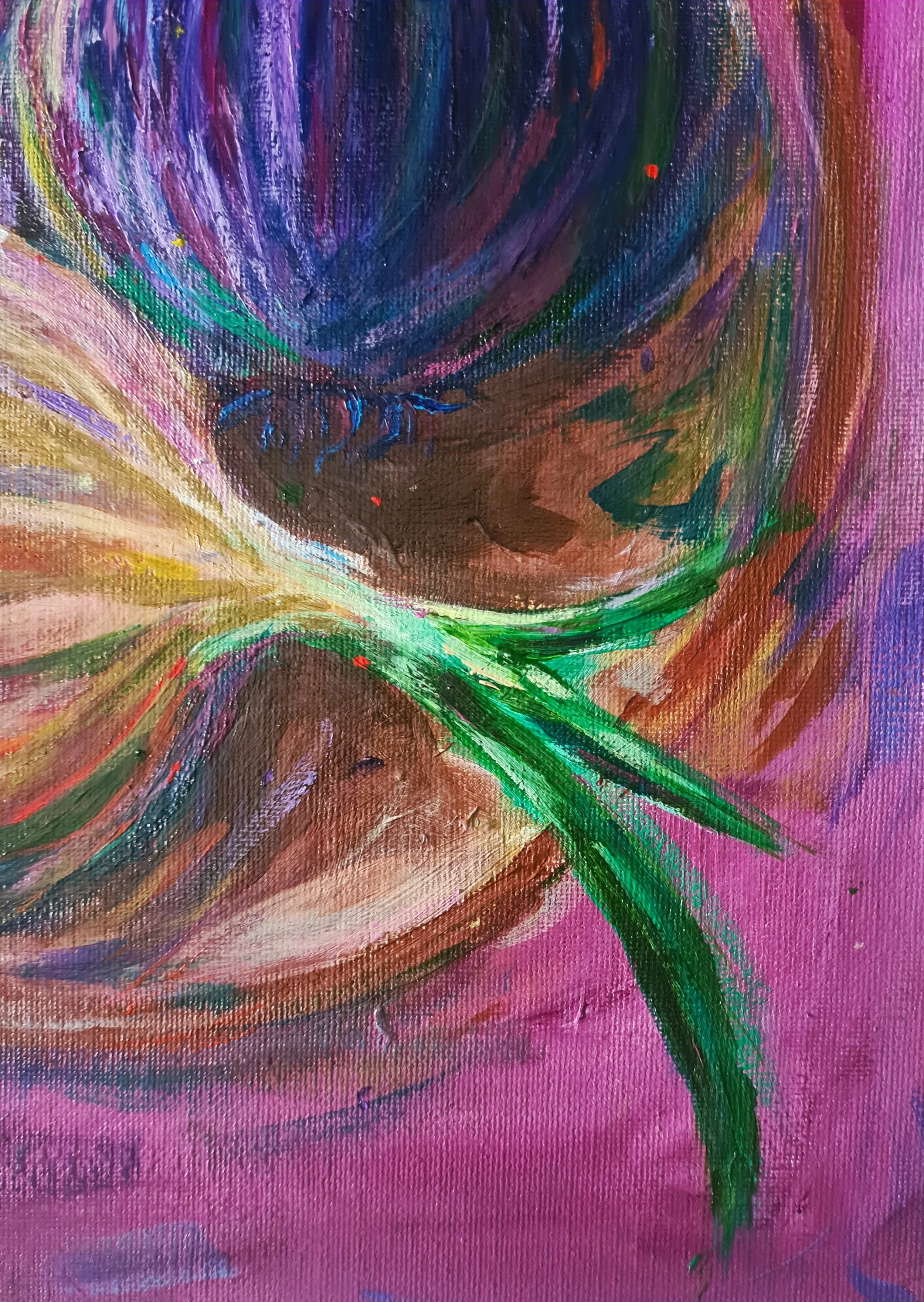 green onion art